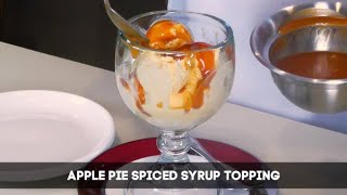 Apple Pie Spiced Syrup Topping for Ice Cream  Vitamix Blender Ice Cream  Amy Learns to Cook [upl. by Atreb]