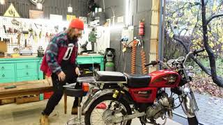 DIY 125cc TURBO motorcycle TEST [upl. by Eldrida]