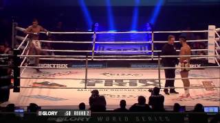 GLORY 12 New York Andy Ristie vs Giorgio Petrosyan [upl. by Alyacim667]