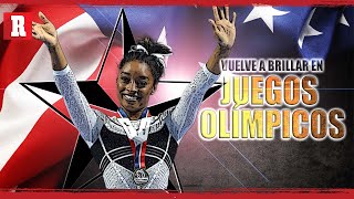 SIMONE BILES la GIMNASTA con una trayectoria DORADA que EXTIENDE su LEGADO en PARÍS 2024 [upl. by Argile]