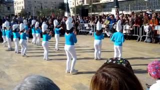 BAILE DE LOS PITUFOS en Plz las Culturas Melilla [upl. by Biggs]