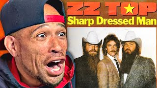 Rapper FIRST time REACTION to ZZ Top  Sharp Dressed Man I need ZZ as my guardian Angels haha [upl. by Kcorb]