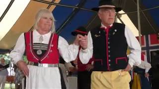 Swedish Folk Dance Mass  Scandinavian Festival Jamestown NY 2018 7 22 [upl. by Nivej]