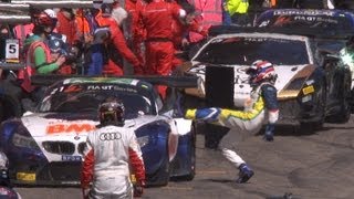 FIA GT  Shut that door  Belgium  Qualifying Race Incidents  2013 [upl. by Indira]