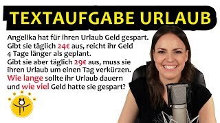 Schaffst DU die Textaufgabe – Mathe RÄTSEL [upl. by Enwad]