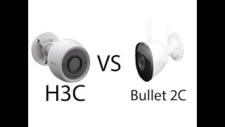 Unboxing and Review EZVIZ 2MP H3C 2MP Outdoor WIFI Security Camera versus IMOU Bullet 2 URDU HINDI [upl. by Abeh]