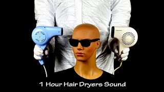 Two Hair Dryers Sound 6  ASMR  1 Hour Lullaby to Fall Asleep [upl. by Clerk]