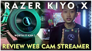 RAZER KIYO X WEBCAM STREAMING REVIEW [upl. by Graner166]