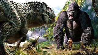 Le 3 scene con i dinosauri che hanno reso King Kong un classico 🌀 4K [upl. by Katleen]