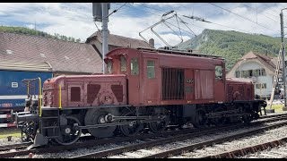 Oebb OensingenBalsthalBahn  Rangierfahrt Krodokil 15301 De 66 [upl. by Schram]