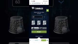 1xbet thimbles hack trick using kiwi browser money online [upl. by Haneehs]