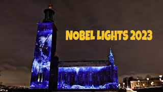 NOBEL LIGHTS 2023  STOCKHOLM STADSHUSET [upl. by Attenauqa463]