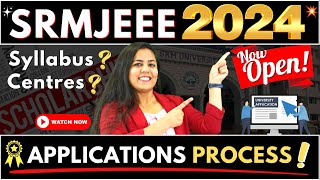 SRMJEEE UG 2024 BTech Application OpenEngineering Entrance Exam BTech SRMJEEE2024 BtechAdmission [upl. by Pellikka]