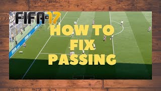 How To Fix Passing For FIFA 20 [upl. by Susi]