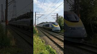 Eurostar class 373 passes Buizingen Belgium 🇧🇪 020924 [upl. by Aivizt]