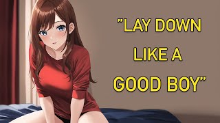 Falling Asleep on Your Cuddly Girlfriends Chest ASMR Roleplay F4M Heartbeat Breathing [upl. by Haiasi]