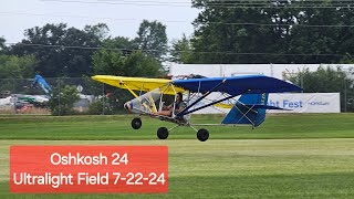 Oshkosh 2024  Ultralight Field 72224 [upl. by Adrahc]