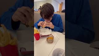 Philippos tries the McRibs viral mcrib mcdonalds foodreview [upl. by Eilraep614]