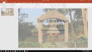 PowerPoint Bild transparent machen amp als Hintergrund einfügen KomplettTutorial [upl. by Chee410]