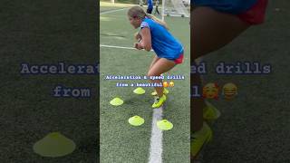 Acceleration amp speed Drills football trending viralvideo [upl. by Haram]