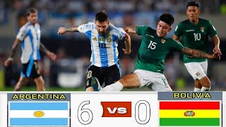 Argentina vs Bolivia60 highlights world cup qualifiers [upl. by Tamiko]