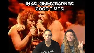 AMERICANS REACT TO INXS amp JIMMY BARNES  GOOD TIMES LIVE [upl. by Nava]