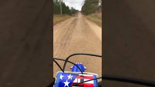 Top speed on a 2018 Apollo RFZ 125 pit bike [upl. by Kapeed41]