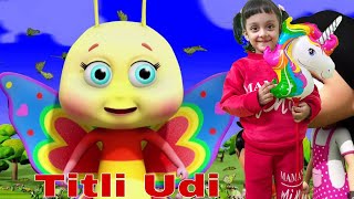 Titli Udi Bus Me Chadhi  तितली उड़ी  Hindi Rhymes For Childrens  Main Tota Hare Rang Ka [upl. by Greenman]