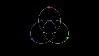 ThreeBody Problem Simulation with 3 Free Masses  Gravity  Physics Simulations [upl. by Lefton618]