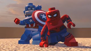 LEGO Marvels Avengers  All DLC Characters Showcase [upl. by Azriel889]