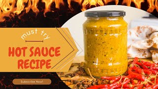 Hot Sauce Recipe [upl. by Namar]