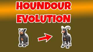 How to Evolve Houndour  Houndoom  Pokemon Scarlet amp Violet [upl. by Dnaloy]