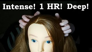 ASMR The Most REALISTIC and INTENSE Scalp Massage no talking scratching brushing [upl. by Tippets]