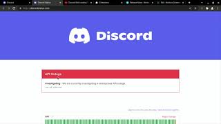 Discord API Outage Is this happening to you guys too [upl. by Michaele]