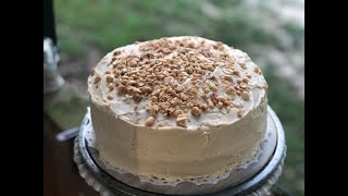 WENDYS PEANUT BUTTER CAKE with PEANUT BUTTER FROSTING [upl. by Kalila611]