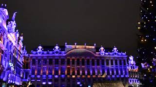 Espectáculo luz y sonido GrandPlace Bruselas 2017 [upl. by Nomahs970]