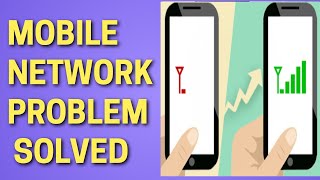 Mobile Network Problem Solved Simple Settings se Signal Badhaye  Best Settings for Connectivity [upl. by Coryden521]