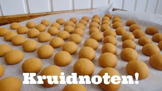 Recept voor Pepernoten eigenlijk Kruidnoten Sinterklaas recept  Bakken met Bastaart [upl. by Atsylak438]