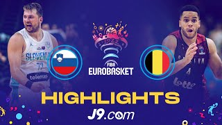 Slovenia 🇸🇮  Belgium 🇧🇪  Round of 16  Game Highlights  FIBA EuroBasket 2022 [upl. by Zanze]