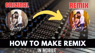 How to Make Remix Song in BandLab  Under 20 mins  In Mobile [upl. by Alaet]