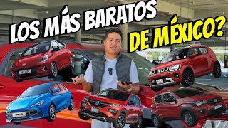 10 AUTOS MÁS BARATOS DE MÉXICO ¿VALEN LA PENA  TOP [upl. by Hedley]