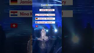 EUROVISION 2016 LGBTQ ARTISTS 🏳️‍🌈 [upl. by Deedee]