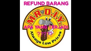 Refund Barang di MRDIY [upl. by Hgielram]