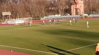 KP Starogard Gdański  Kolejarz Chojnice  gol na 01 [upl. by Ahsai]