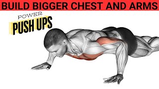 Build Bigger Chest and Arms With PushUps  push ups [upl. by Solahcin]