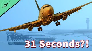 SECONDS after takeoff  Air Florida flight 90 [upl. by Lokcin]