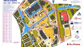 Paris City Race 2017 SPRINT Orienteering Parc de la Villette 6 May 2017 [upl. by Sirrep]