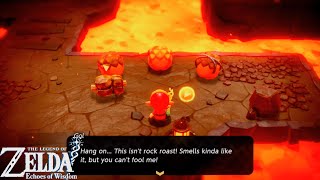 Legend of Zelda Echoes of Wisdom Send Rock Meat Lazy Goron Main Quest Rock Roast Quarry [upl. by Avle]