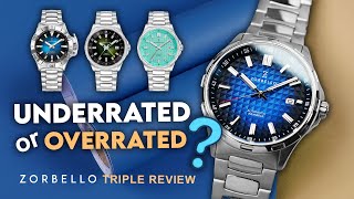 ZORBELLO WATCHES  M1 Mechanical G1 GMT and D1 Ocean UNDERRATED atau OVERRATED [upl. by Keating]