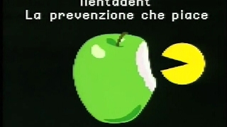 Mentadent White Action  PacMan  Pubblicità Italiana 2001 [upl. by Ryder]